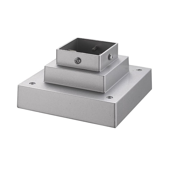 Z-Lite Pier Mounts Outdoor Pier Mount, Silver SQPM-SL - main